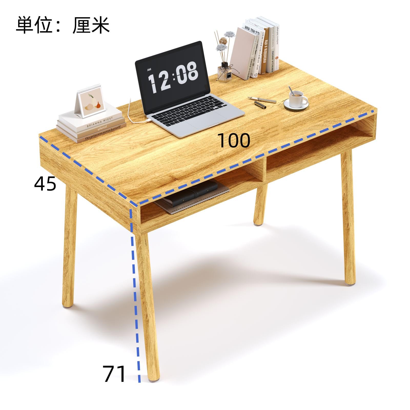 木製デスク 勉強机,デスク,学習デスク,作業デスク,子供用,勉強用,作業用,引き出し